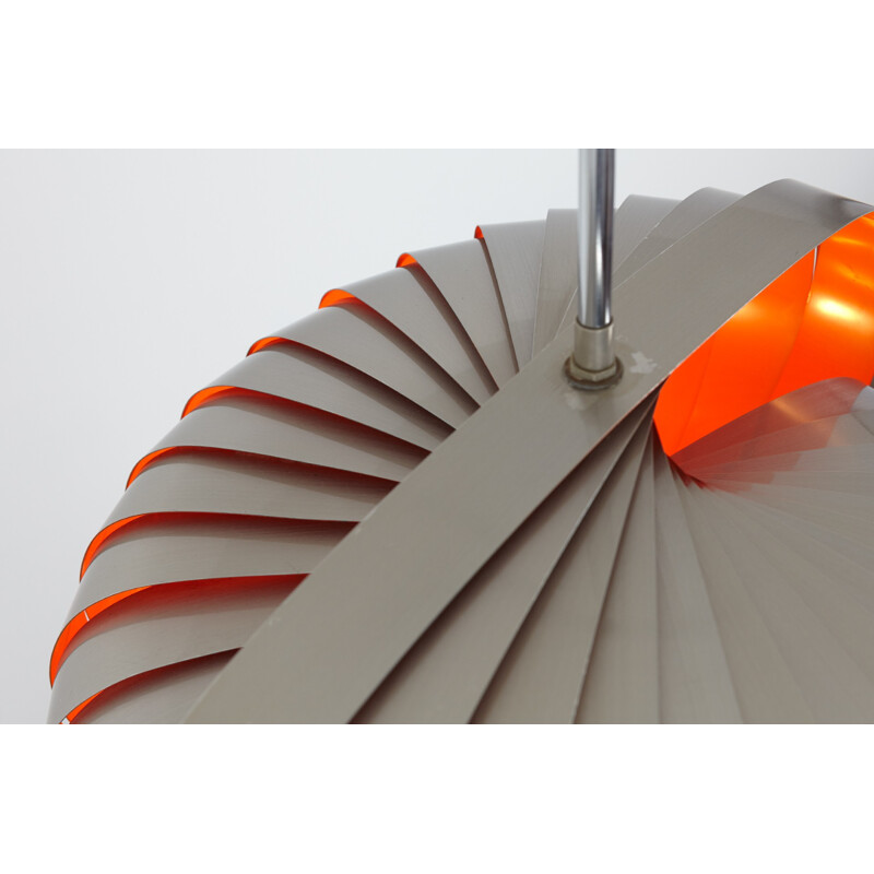 Twirling pendant lamp by Henri Mathieu - 1960s