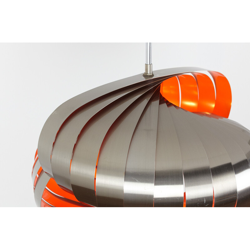 Twirling pendant lamp by Henri Mathieu - 1960s