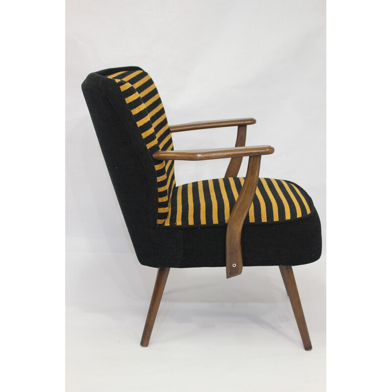 Vintage armchair in beechwood - 1950s