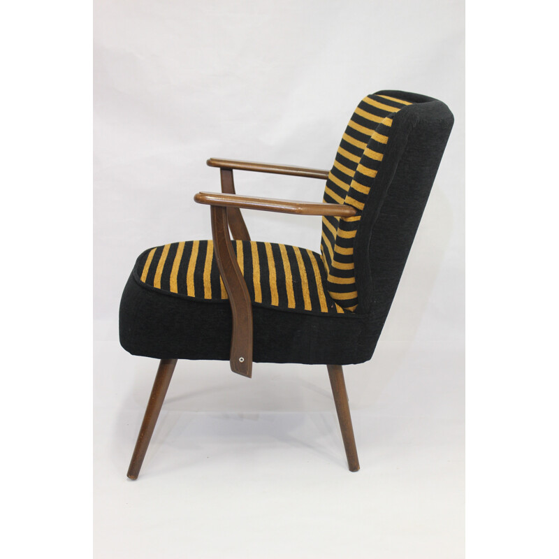 Vintage armchair in beechwood - 1950s