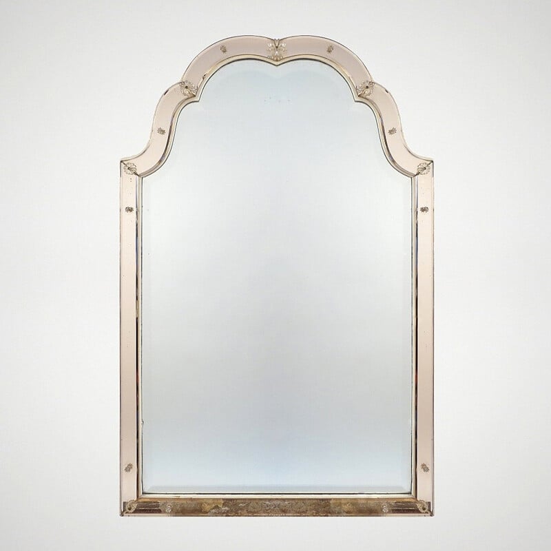 Italian beveled mirror - 1940s