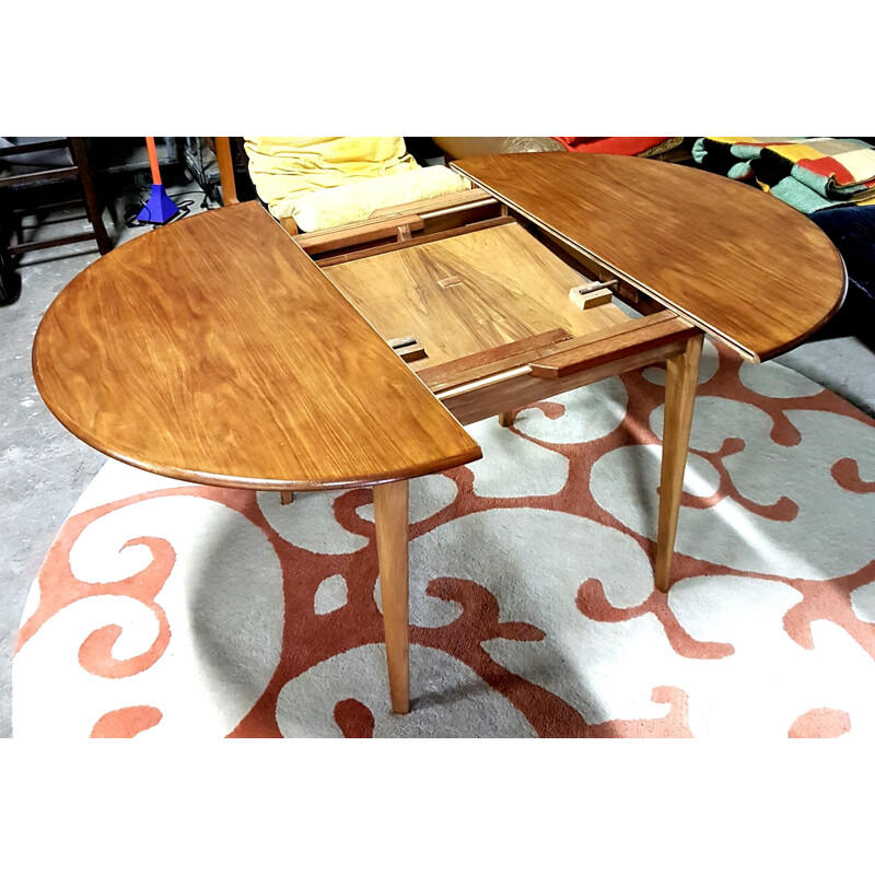 Table ronde Vintage, design néerlandais - 1960