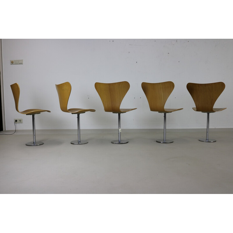 7-series vintage chair by Arne Jacobsen for Fritz Hansen - 1970s