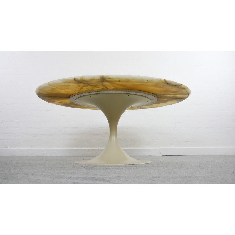 Coffee Table in Onyx by Maurice Burke for Arkana - 1970s 