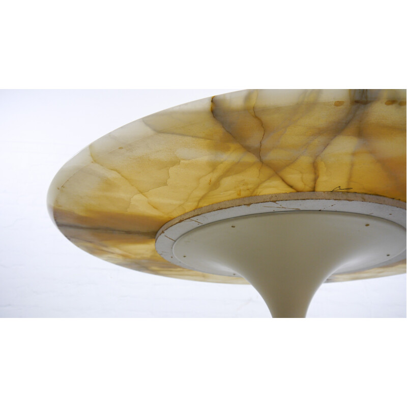 Coffee Table in Onyx by Maurice Burke for Arkana - 1970s 
