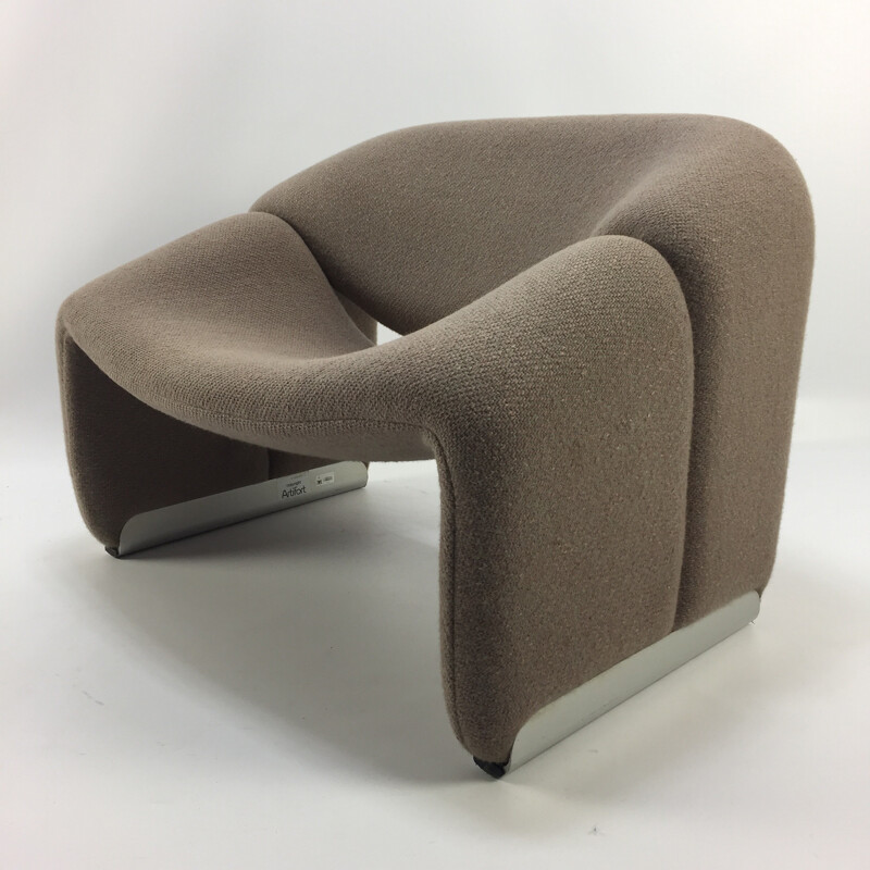 Vintage brown Groovy Chair by Pierre Paulin for Artifort - 1980s