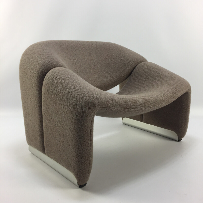 Vintage brown Groovy Chair by Pierre Paulin for Artifort - 1980s