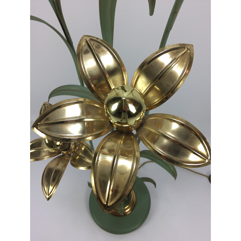 Vintage Flower Floor Lamp - 1980s