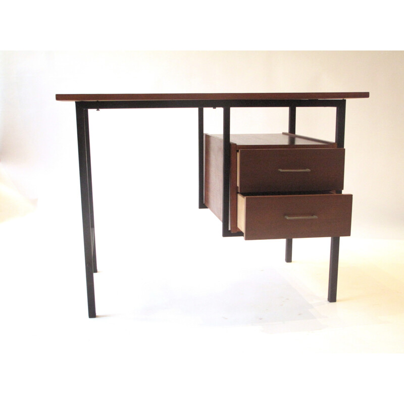 Wood and metal desk - 1960s
