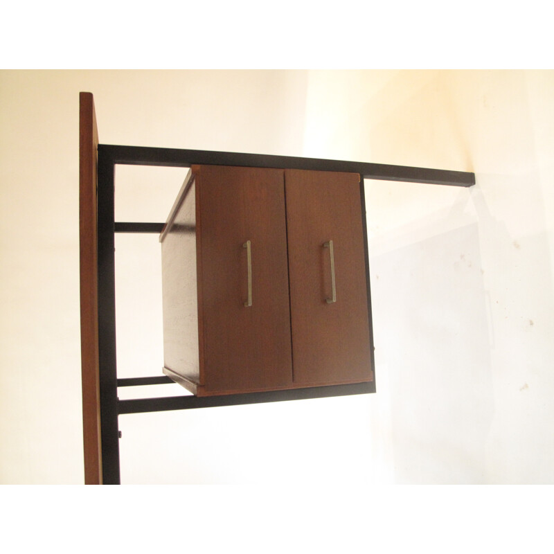 Wood and metal desk - 1960s