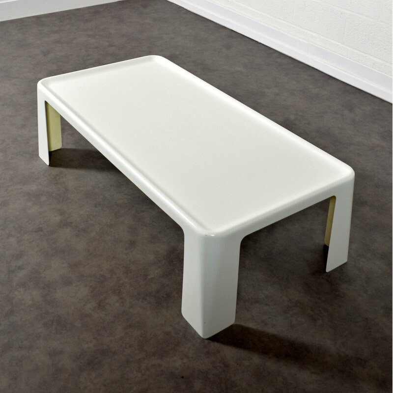 Rectangular coffee table Design Amanta by Mario Bellini - 1960s