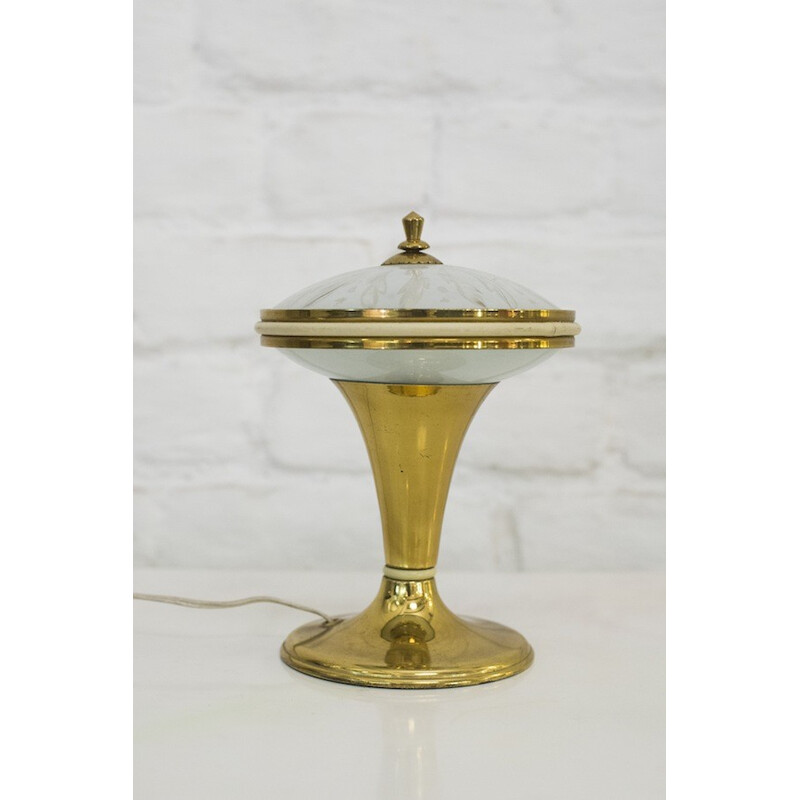 Lampe vintage italienne en laiton - 1950