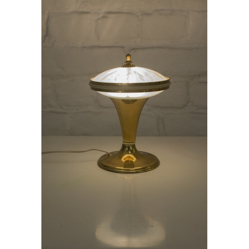 Lampe vintage italienne en laiton - 1950