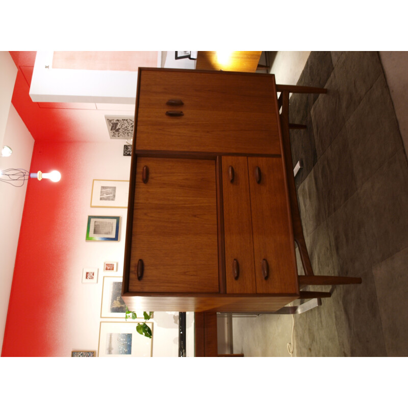 Vintage highboard in teak - 1960s