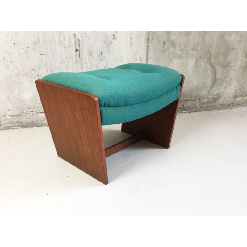 Mid-century dressing table seat - 1970