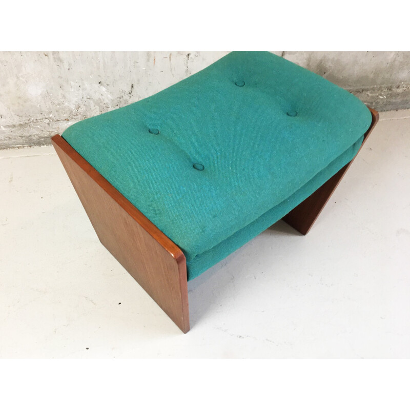 Mid-century dressing table seat - 1970