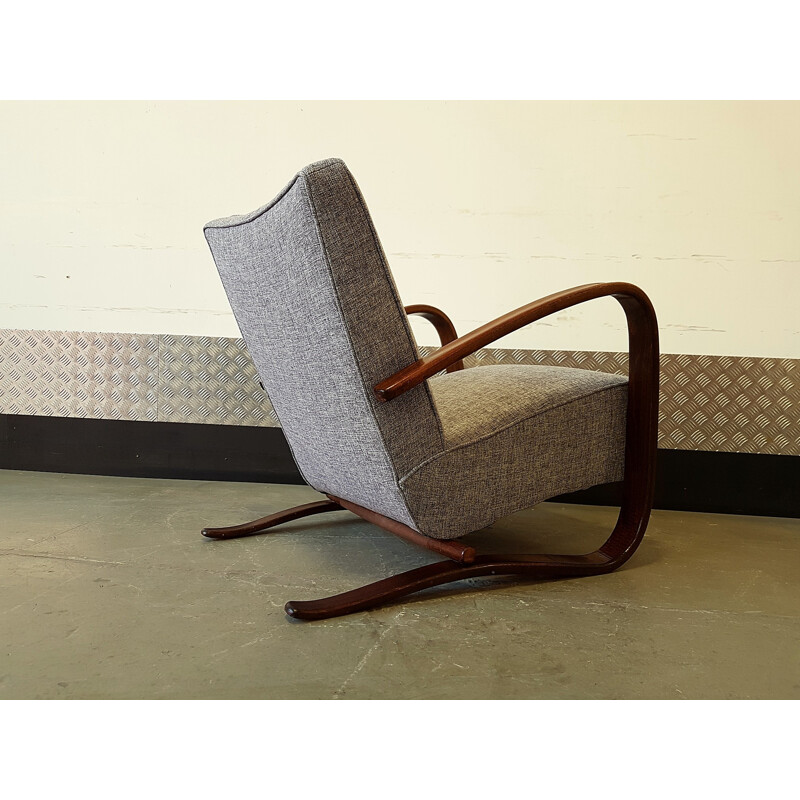 Fauteuil vintage de Jindrich Halabala pour Thonet - 1930