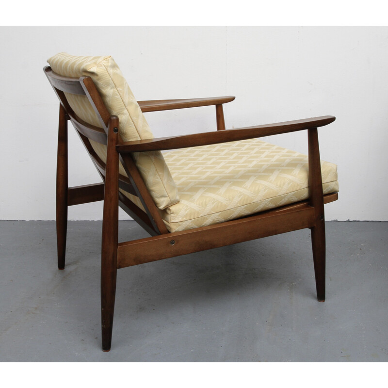 Vintage fauteuil in geel - 1960