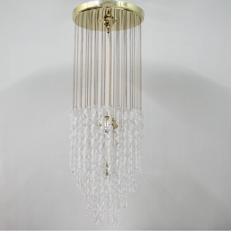 Murano glass chandelier - 1970s