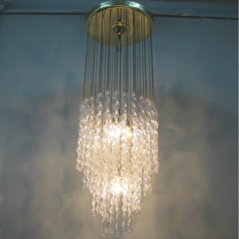 Murano glass chandelier - 1970s