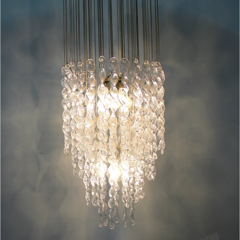 Murano glass chandelier - 1970s