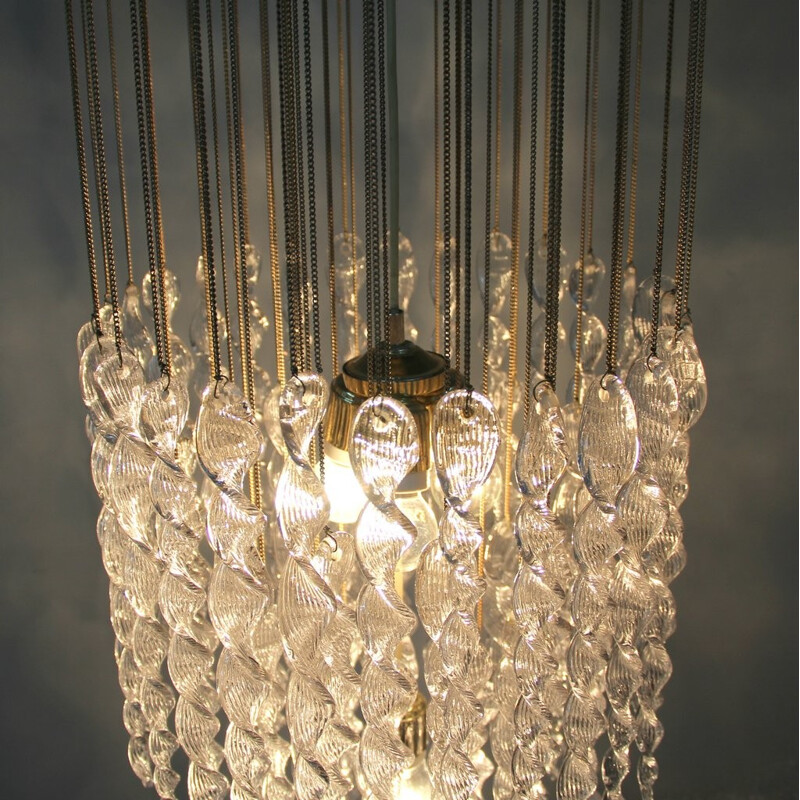 Murano glass chandelier - 1970s