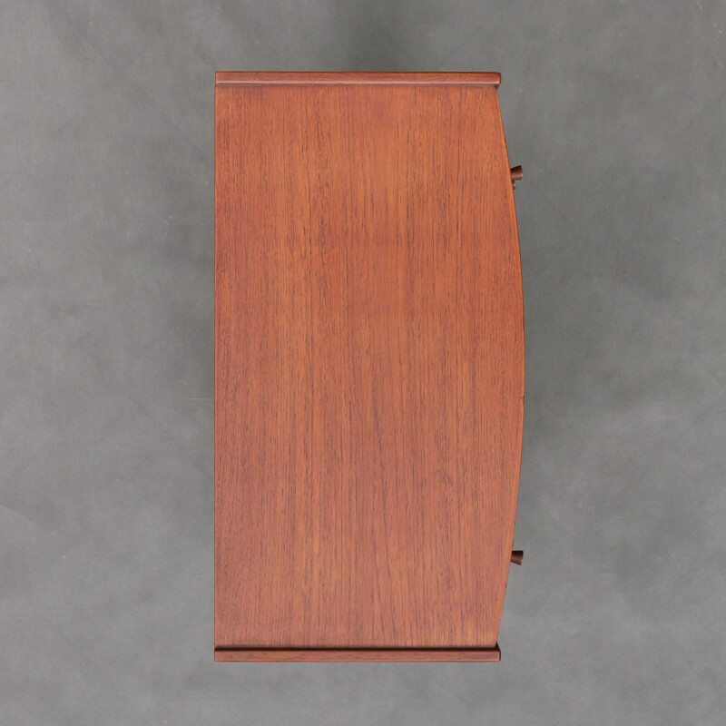 Small teak Danish vintage chest of drawers - 1960s