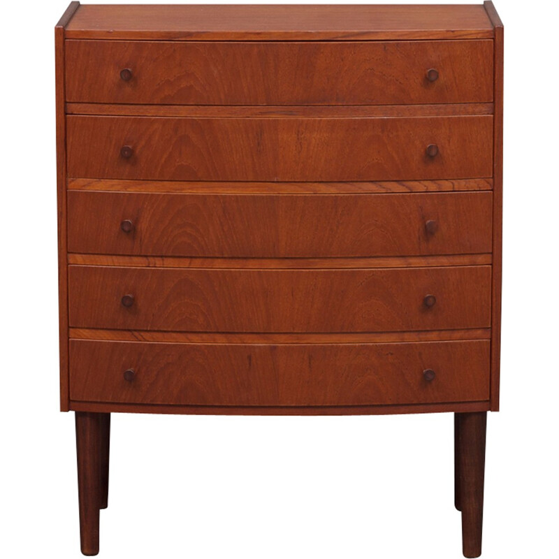 Small teak Danish vintage chest of drawers - 1960s
