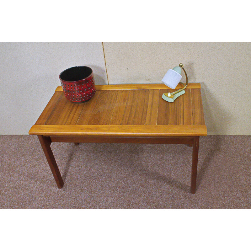 Vintage teak side table by Averskoge Möbelfabrik - 1960s