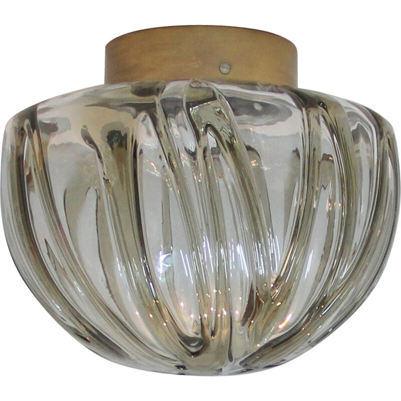 Vintage ceiling lamp in Murano glass, Italy - 1960s