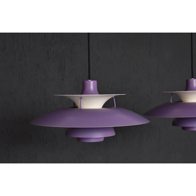 Pair of  PH5 pendant lamps by Poul Henningsen for Louis Poulsen - 1950s