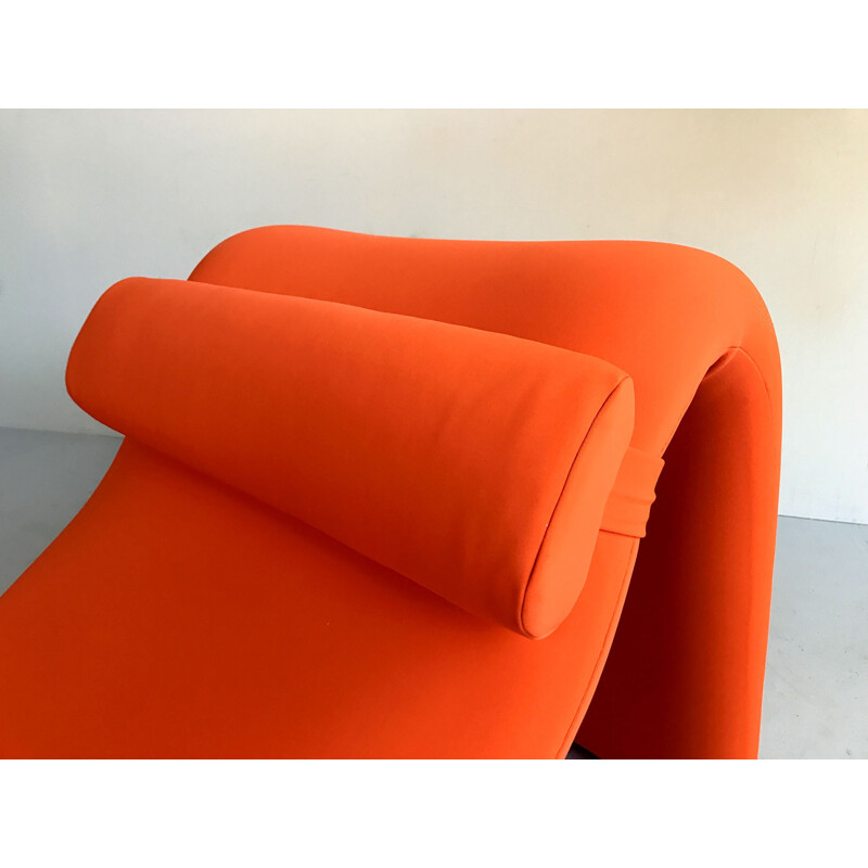 Chaise longue "Djinn" orange par Olivier Mourgue pour Airborne - 1960