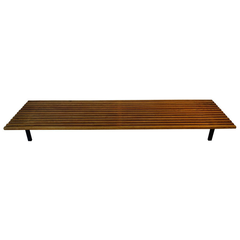 Vintage "Cansado" bench by Charlotte Perriand - 1950s