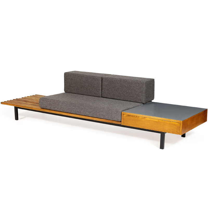 Vintage french "Cansado" Bench by Charlotte Perriand - 1950s