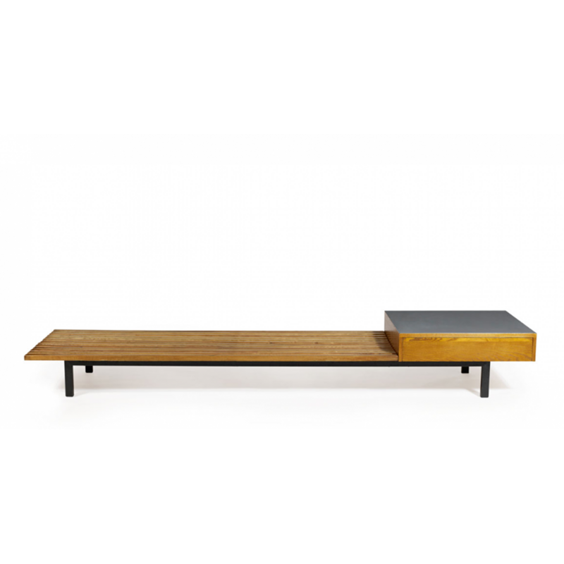 Vintage french "Cansado" Bench by Charlotte Perriand - 1950s