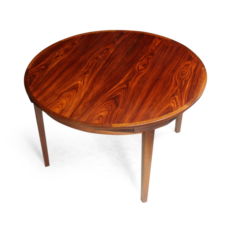 Rosewood Flip Flap Lotus Table by Dyrlund - 1970s