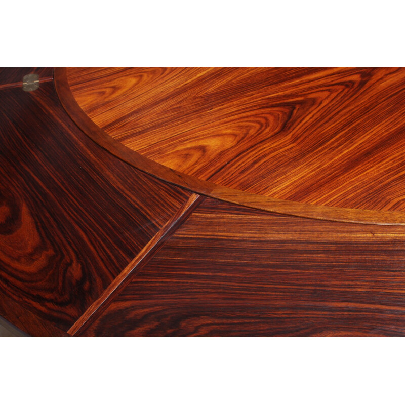 Rosewood Flip Flap Lotus Table by Dyrlund - 1970s