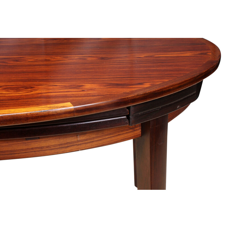 Rosewood Flip Flap Lotus Table by Dyrlund - 1970s