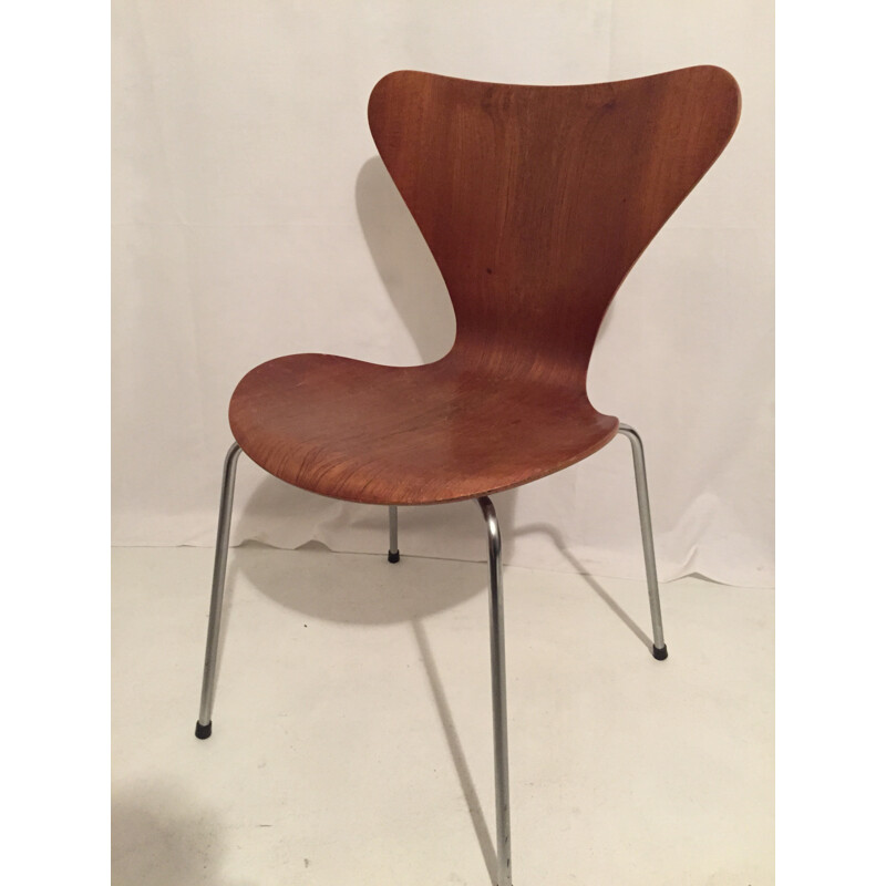 Chair "Series 7" in teak, Arne JACOBSEN - 1960s
