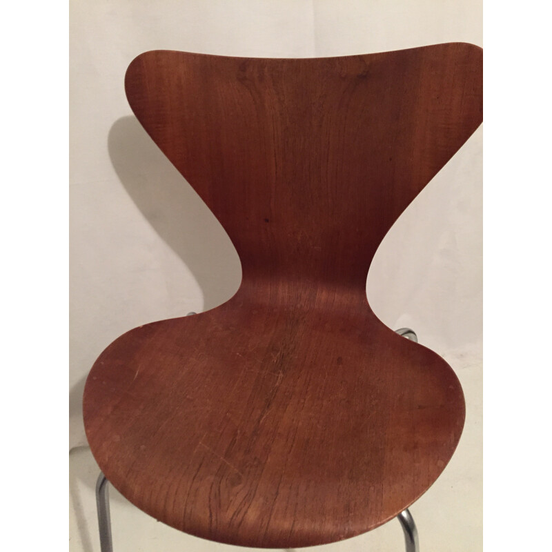 Chair "Series 7" in teak, Arne JACOBSEN - 1960s