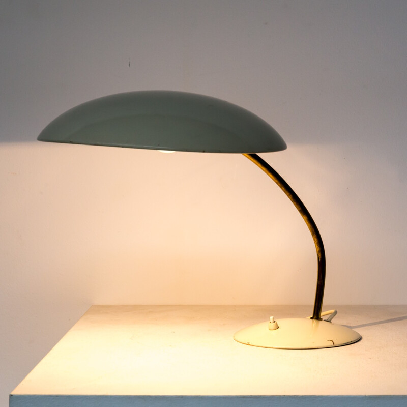 Table by Christian Dell lamp for Kaiser Idell - 1950s 