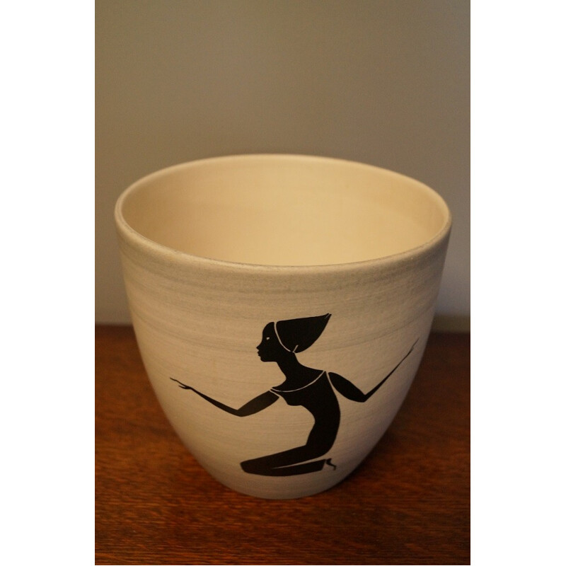 Ceramic pot holder by Paul Milet - 1950s
