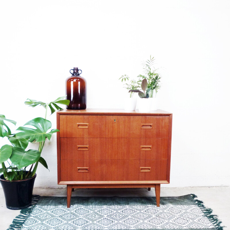 Scandinavian Vintage teak chest of drawers - 1960s