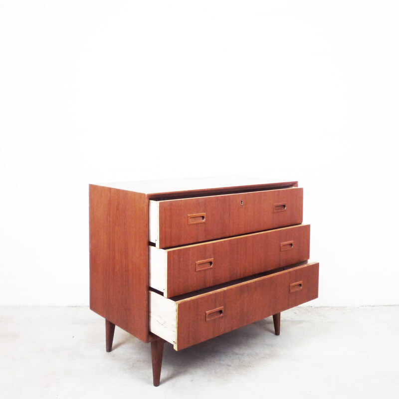 Scandinavian Vintage teak chest of drawers - 1960s