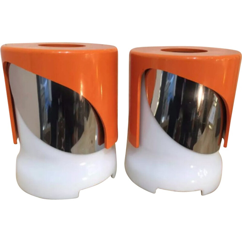 Pair of KD 24 lamps by Joe Colombo for Kartell - 1960s