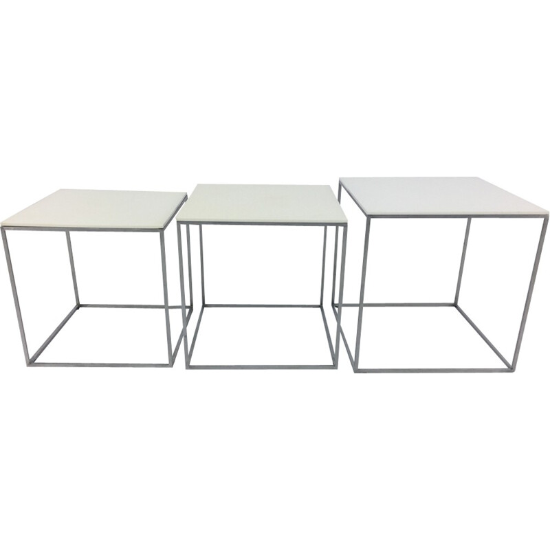 PK71 Nesting Tables by Poul Kjaerholm for E. Kold Christensen - 1950s