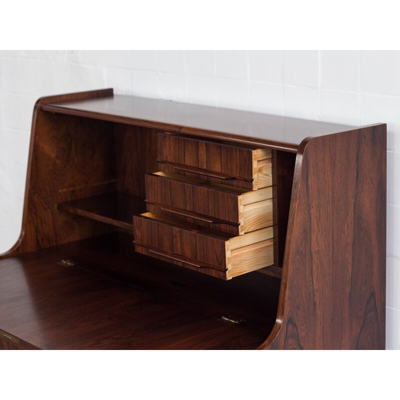 Danish secretary in rosewood - 1960s