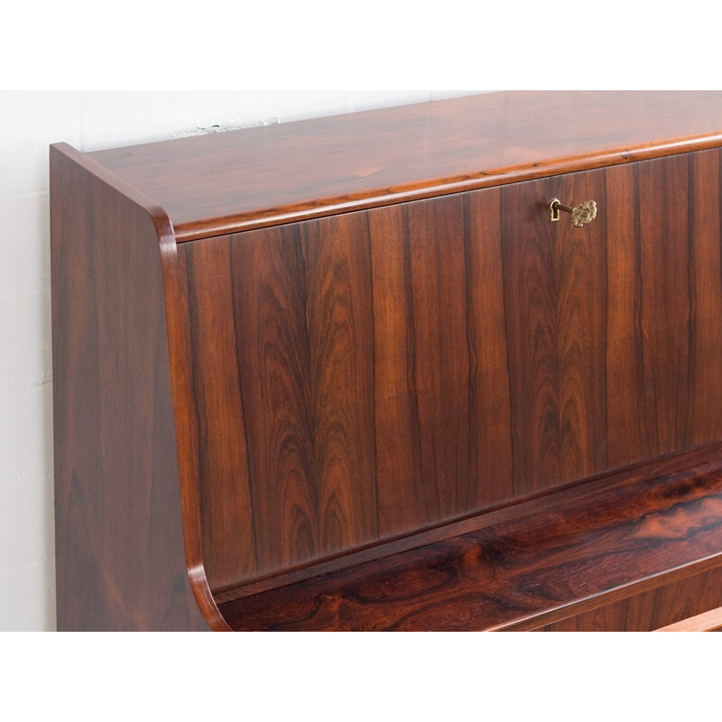 Danish secretary in rosewood - 1960s