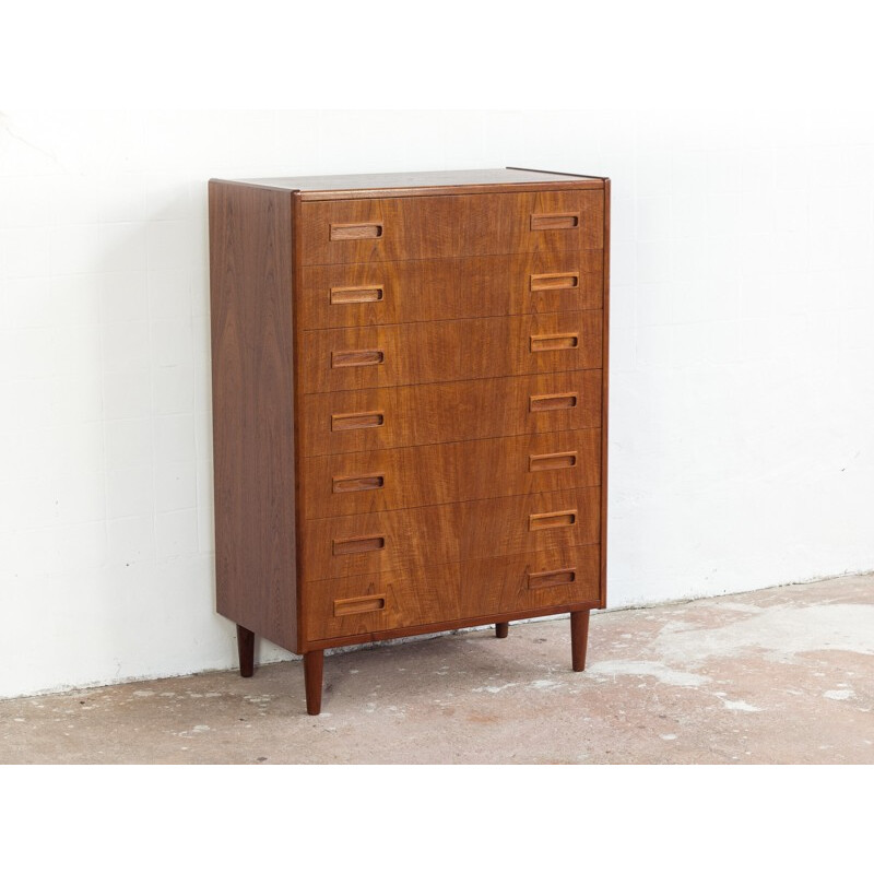 Chest of 7 drawers in teak by Westergaard - 1960s