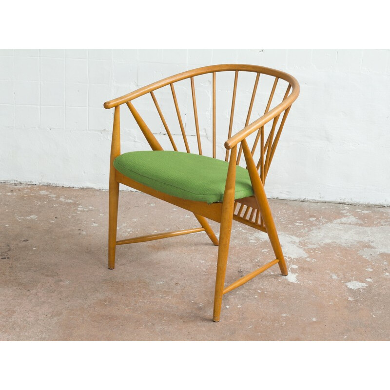 Sun Feather Chair by Sonna Rosén for Nässjö Stolfabrik - 1940s